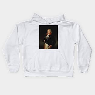 Ignacio Garcini y Queralt (1752–1825), Brigadier of Engineers by Francisco Goya Kids Hoodie